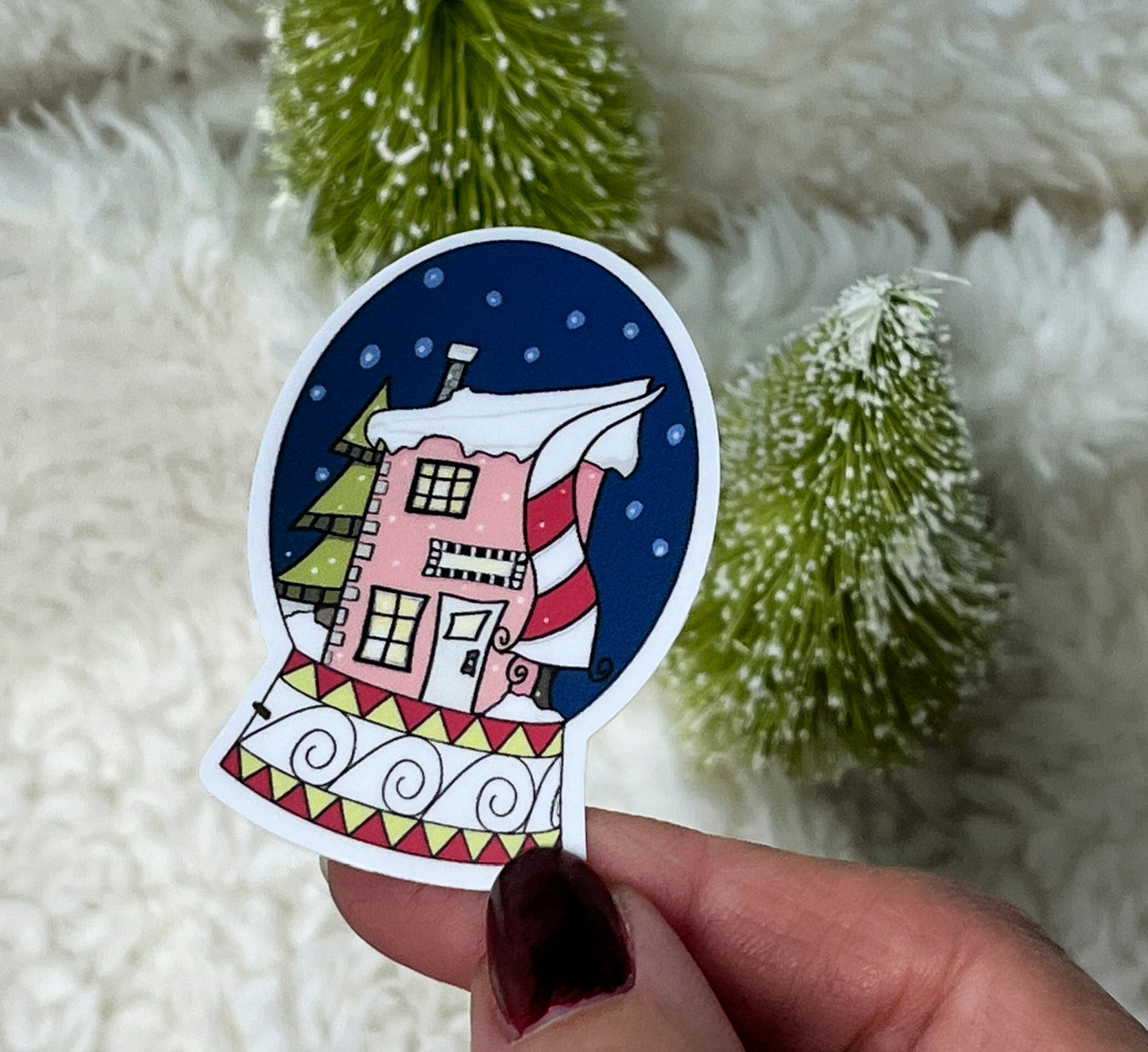 Waterproof Vinyl Sticker 1.4x2